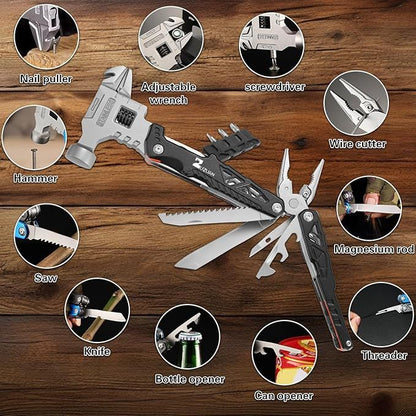 16 in 1 Multitool Professional Stainless Steel Hammer